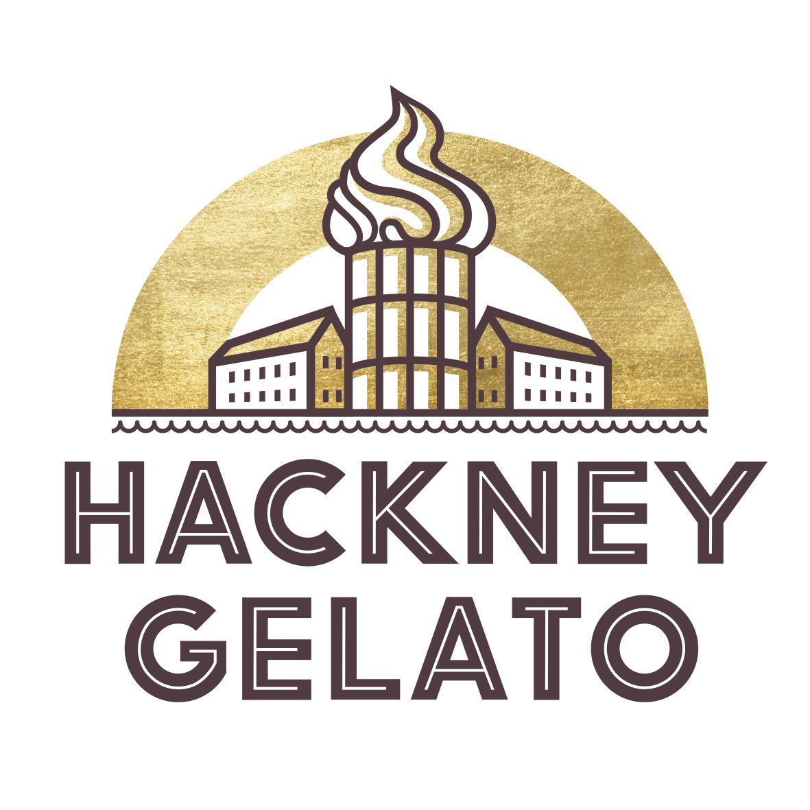 HG gold minimal logo